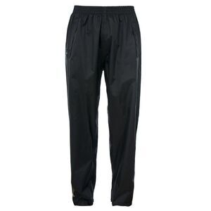 Trespass Adults Unisex Waterproof Overalls Qikpac Over Pants/Trousers / Black